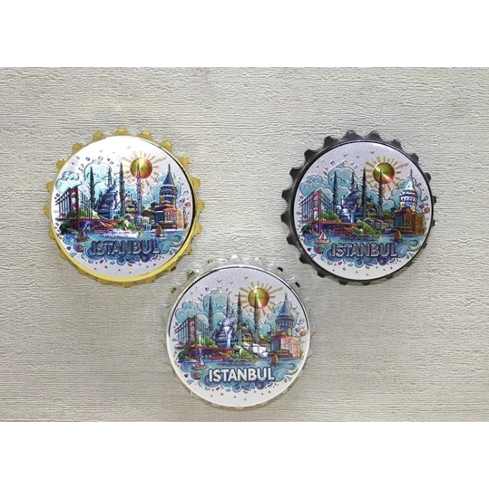 BUĞZ İstanbul Temalı Metal Magnet Alk4341