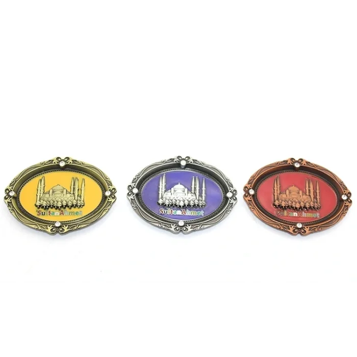 BUĞZ İstanbul Temalı Metal Magnet Sultanahmet Kabartmalı