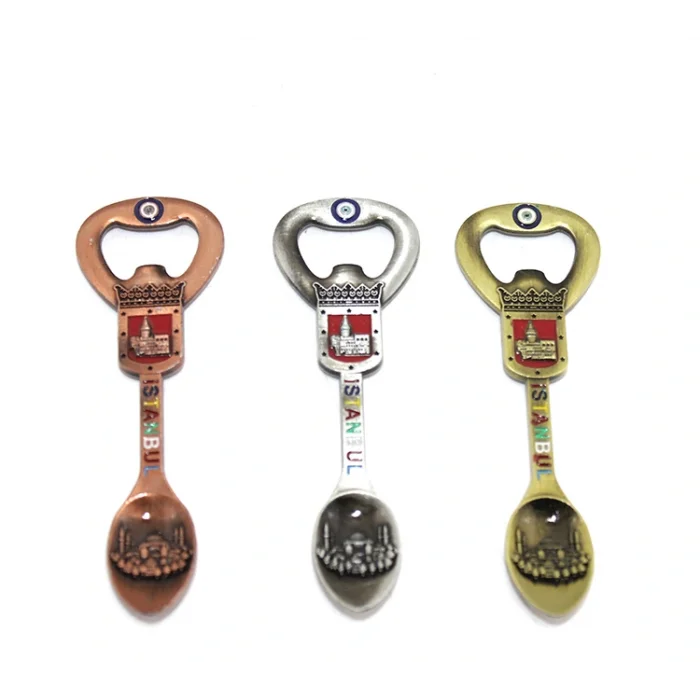 BUĞZ İstanbul Temalı Metal Magnet Ve Açacak Kaşık Tasarımlı