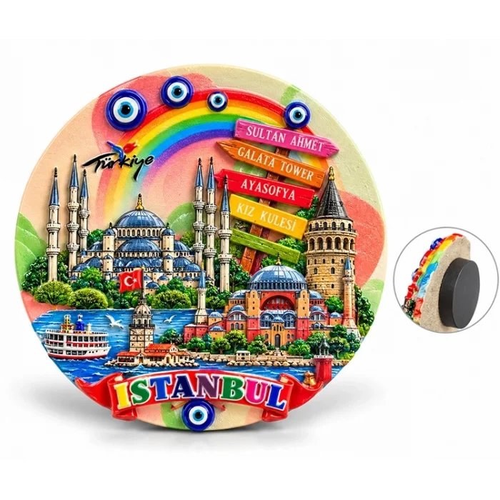 BUĞZ İstanbul Temalı Polyester Magnet Alk5862
