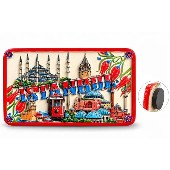 BUĞZ İstanbul Temalı Polyester Magnet Alk5865