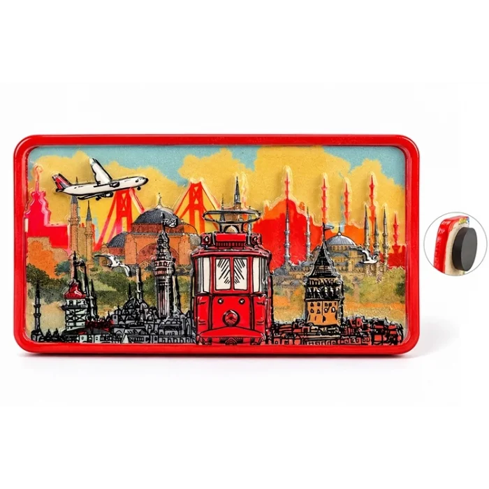 BUĞZ İstanbul Temalı Polyester Magnet Alk5866