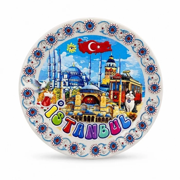 BUĞZ İstanbul Temalı Seramik Magnet Alk5853