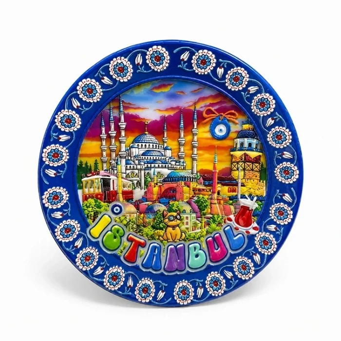 BUĞZ İstanbul Temalı Seramik Magnet Alk5854