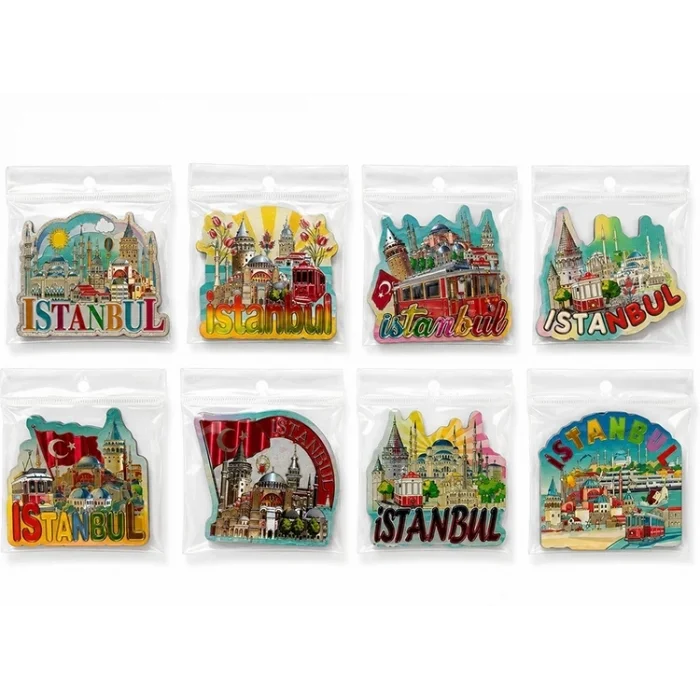 BUĞZ İstanbul Temalı Silikon Buzdolapı Süsü Magnet Alk5826