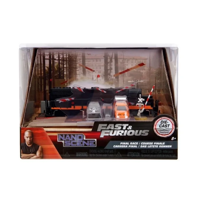  Jada Fast & Furious Nano Train Scene Diorama