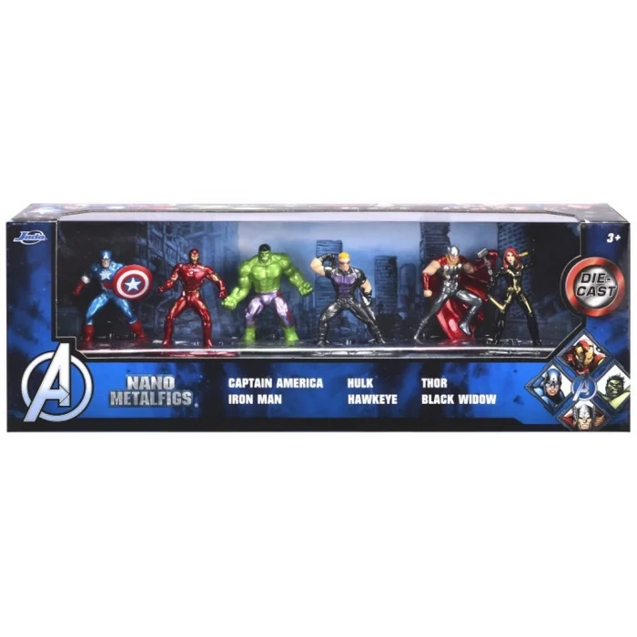 BUĞZ Jada Marvel Avengers Nano 6lı Diorama Figür Paketi