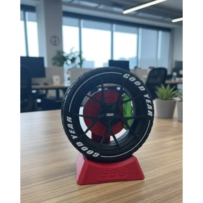 BUĞZ Jant Tasarımlı Masa Üstü Ofis Dekoru Spor Tasarım Aksesuar