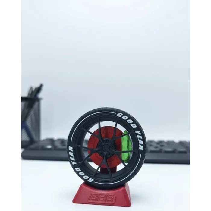 BUĞZ Jant Tasarımlı Masa Üstü Ofis Dekoru Spor Tasarım Aksesuar