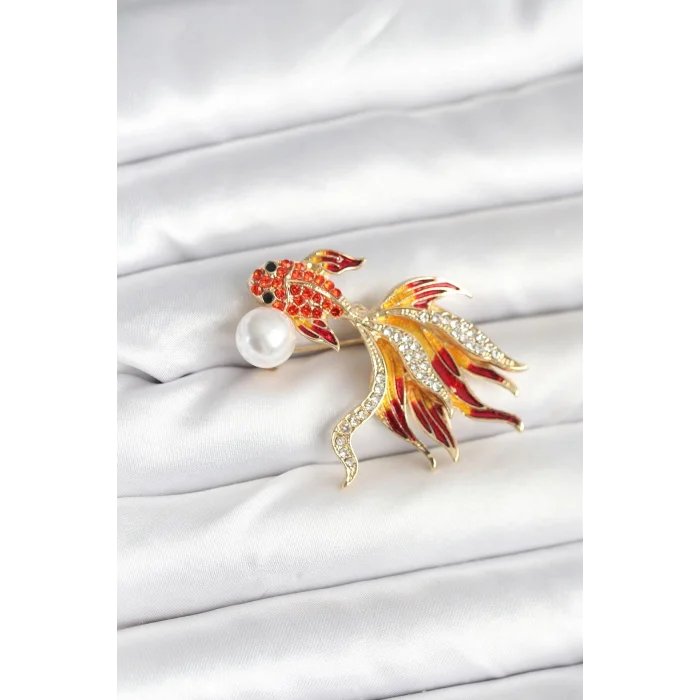 BUĞZ Japon Balığı Model Broş