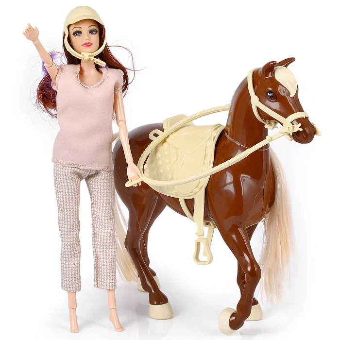  Jasmine Atlı Bebek Kahve-Bej