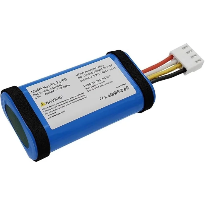 BUĞZ JBL Flip 6 uyumlu 3.7v 4800 mah Soketli Batarya