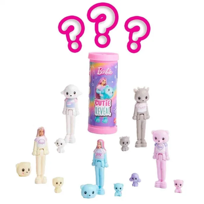  JCR15 Mini Barbieland Cutie Reveal Sürpriz Bebek -1 adet fiyatıdır