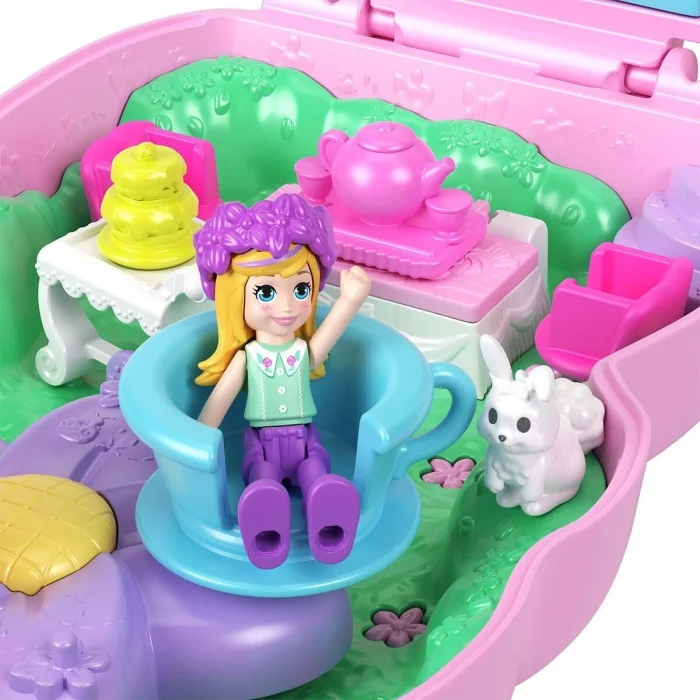  JCR40 Polly Pocket Tavşancığın Çay Partisi Mikro Oyun Seti