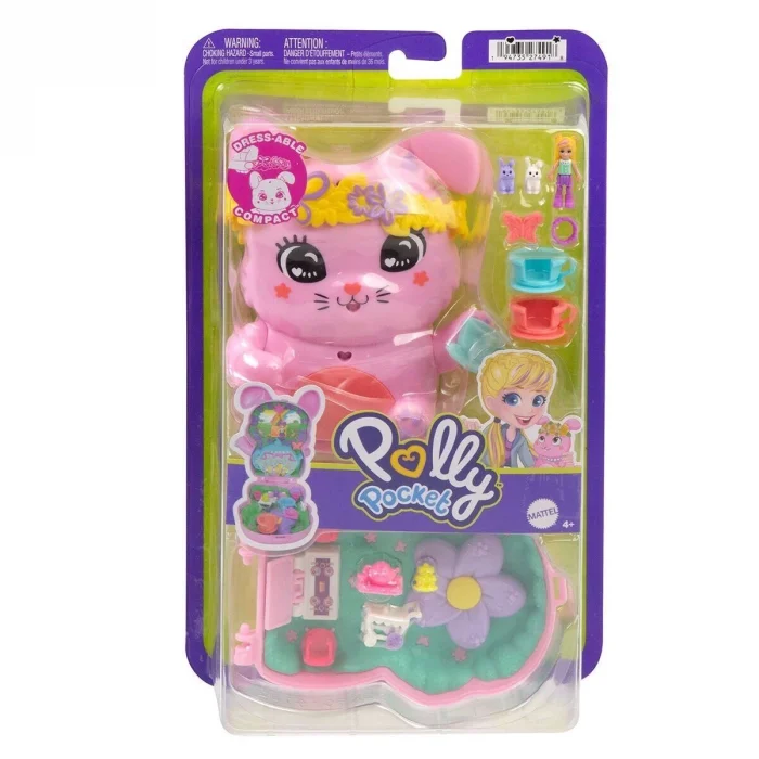  JCR40 Polly Pocket Tavşancığın Çay Partisi Mikro Oyun Seti