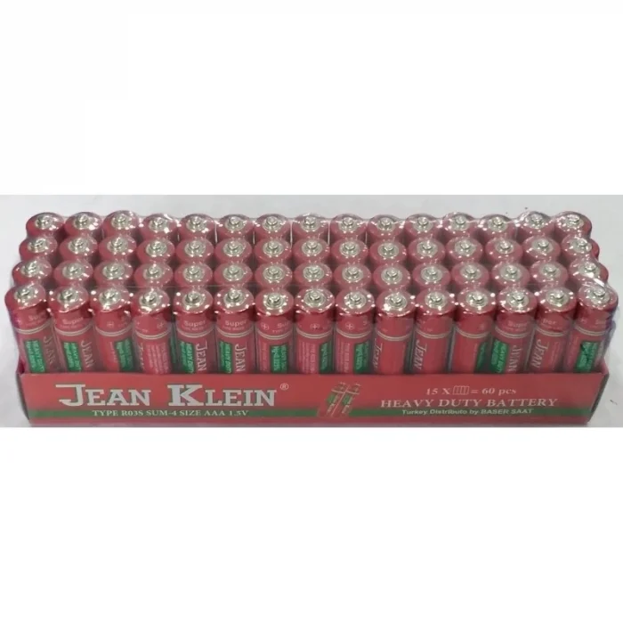  Jean Kleın İnce Kalem Pil Aaa (60 Adet)