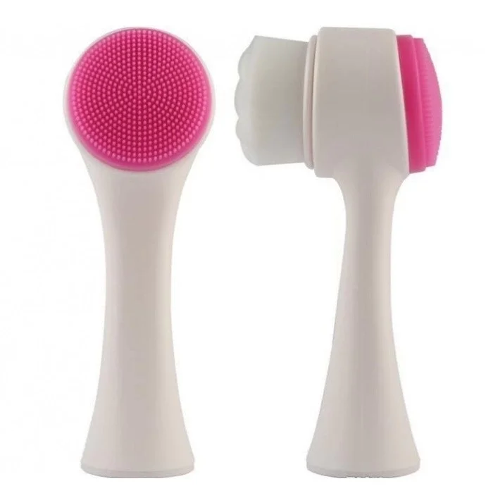  Jel Buz Paketi Yüz Maskesi Baş Ağrısı Yastık Kozmetik Maske + Çift Taraflı Cilt Fırçası