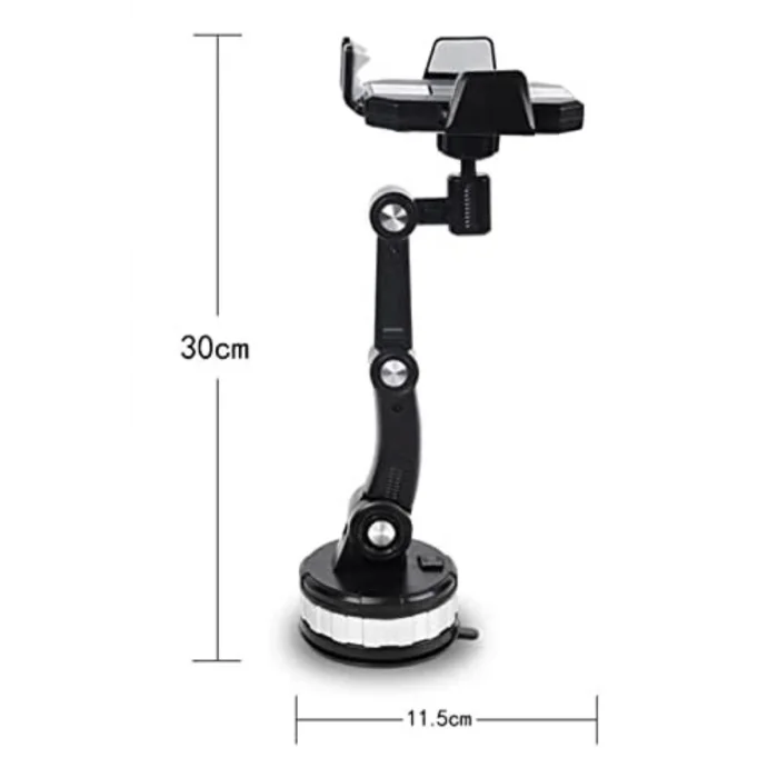  Jel Vantuzlu Cama Takılabilen Güçlü 360 Derece Dönebilen Ayarlanabilir Araç Içi Vantuzlu Telefon Tutucu