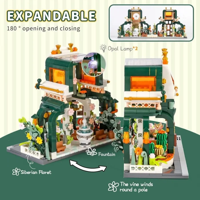  JK2362 LOZ Botanik Bahçe Blok Seti - Vagon life