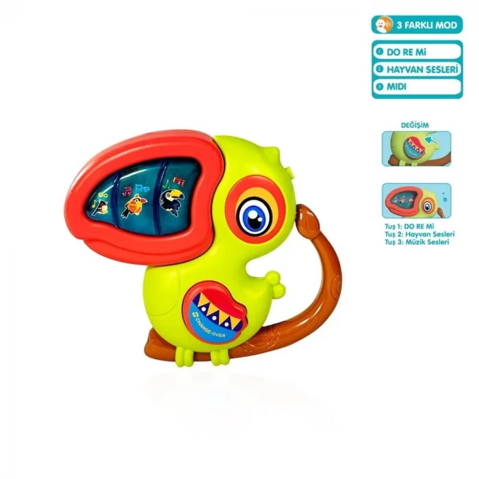  JLG-855-169A IŞIKLI VE MÜZİKLİ KUŞ BEBEK -VRD