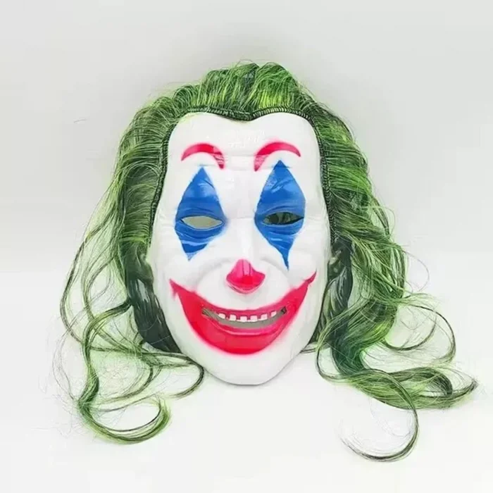 BUĞZ Joaquin Phoenix Joker Maskesi Yeşil Saçlı