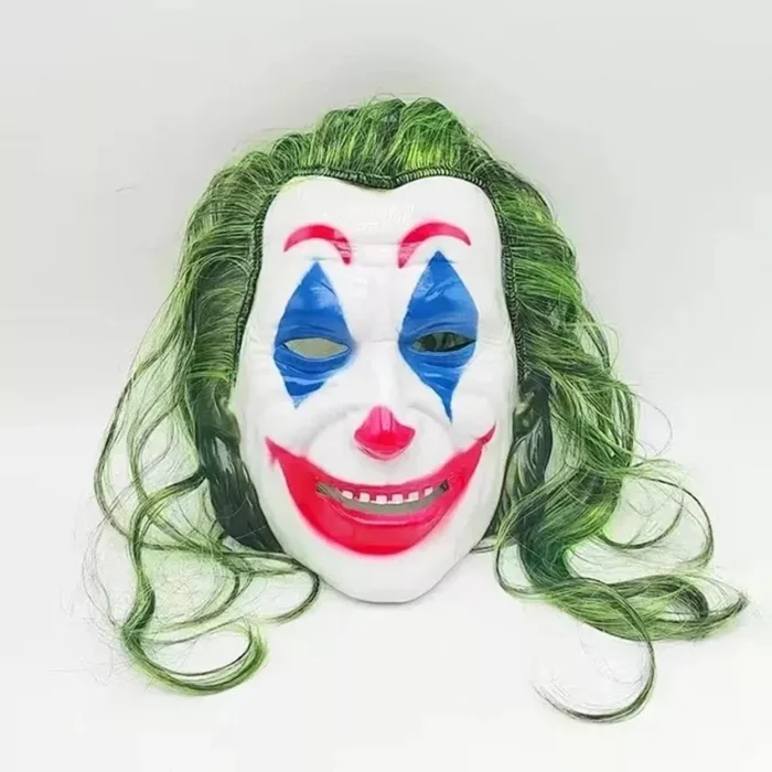 BUĞZ Joaquin Phoenix Joker Maskesi Yeşil Saçlı