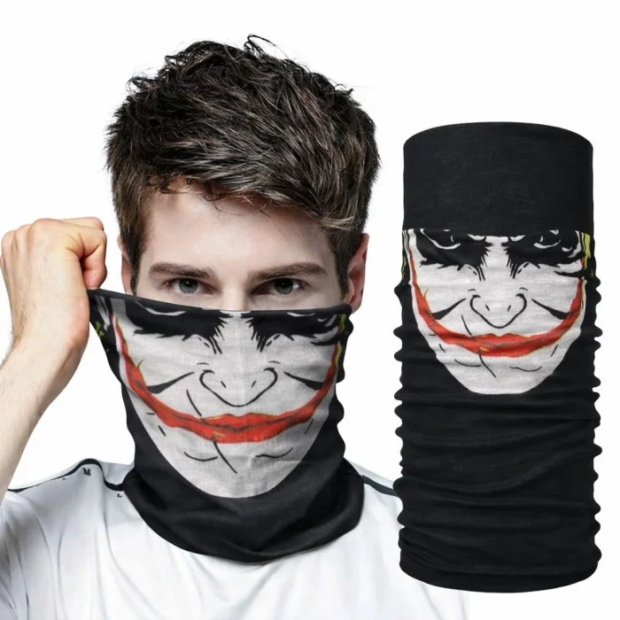 BUĞZ Joker Desenli Çok Amaçlı Buff – Yüz, Boyun Ve Bandana Maskesi 5 No