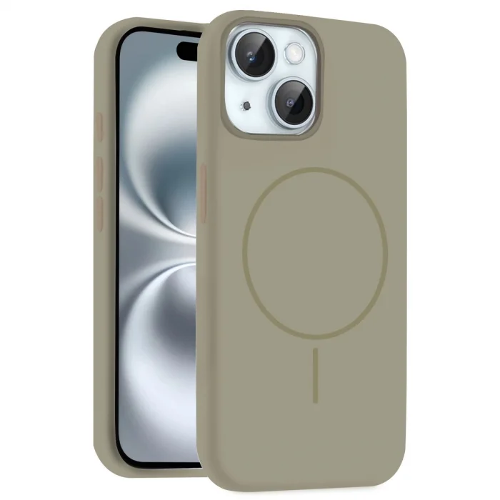 BUĞZ Joko  İphone 14 Kılıf Jully Magsafe Kapak - Çöl Titanyum