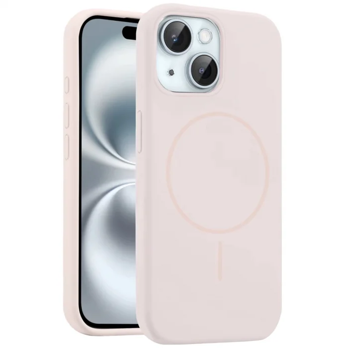 BUĞZ Joko  İphone 14 Kılıf Jully Magsafe Kapak - Pudra