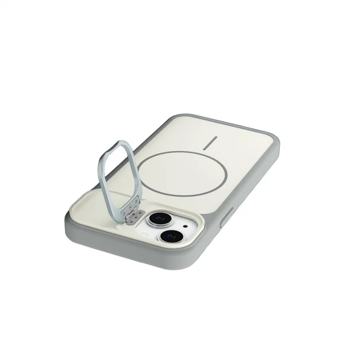 BUĞZ Joko  İphone 14 Pale Magsafe Standlı Kapak - Beyaz