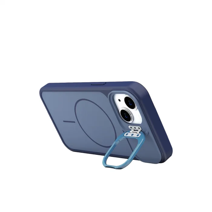 BUĞZ Joko  İphone 14 Pale Magsafe Standlı Kapak- Mavi
