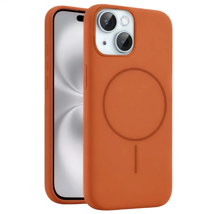 BUĞZ Joko  İphone 15 Kılıf Jully Magsafe Kapak - Turuncu