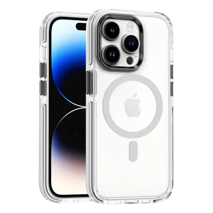 BUĞZ Joko İphone 15 Pro Bella Magsafe Kapak - Gri