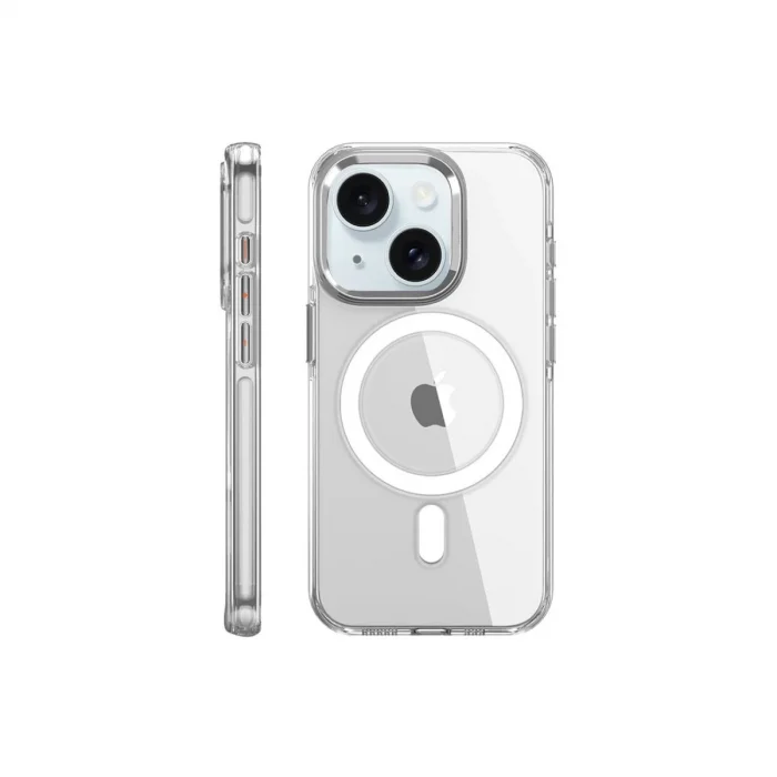 BUĞZ Joko İphone 15 Pro Kılıf Crystal Magsafe Kapak - Şeffaf