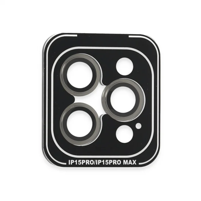 BUĞZ Joko  İphone 15 Pro Max Pvd Metal Kamera Lens - Gri
