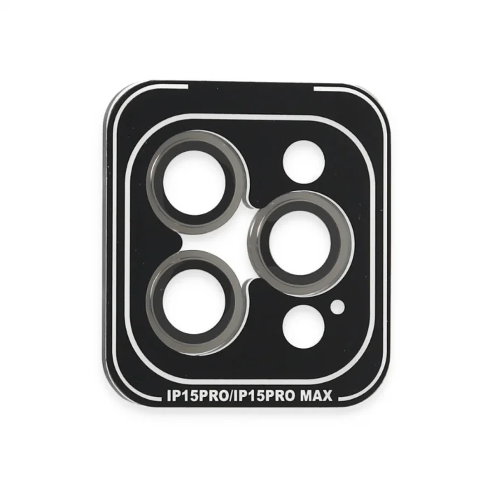 BUĞZ Joko İphone 15 Pro Max Pvd Metal Kamera Lens - Gri