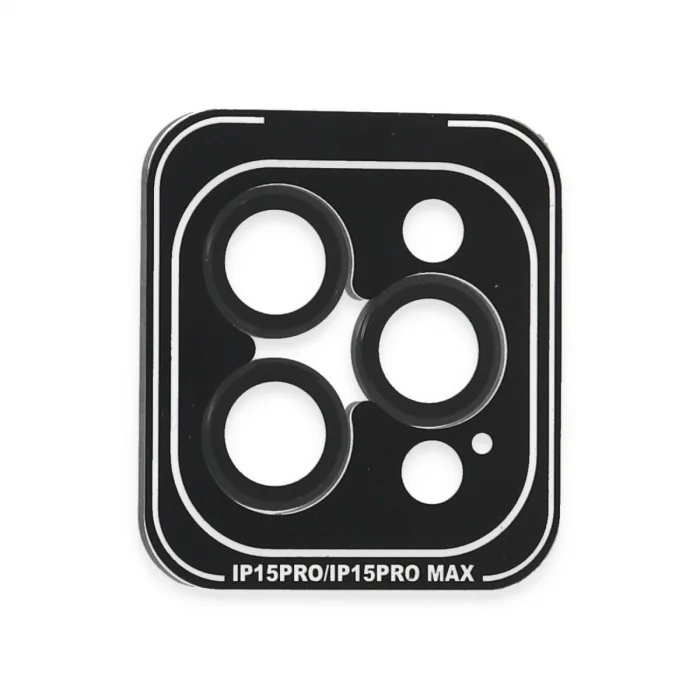 BUĞZ Joko  İphone 15 Pro Max Pvd Metal Kamera Lens - Siyah