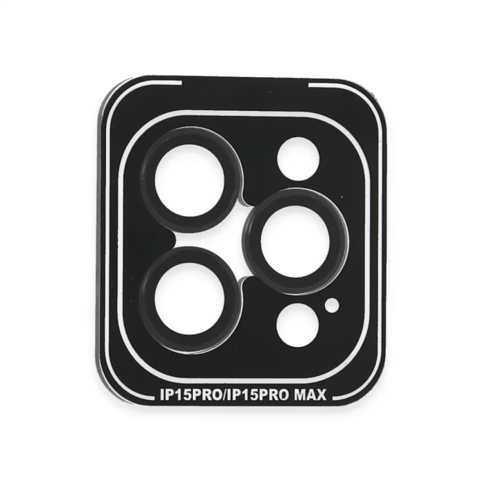 BUĞZ Joko İphone 15 Pro Max Pvd Metal Kamera Lens - Siyah