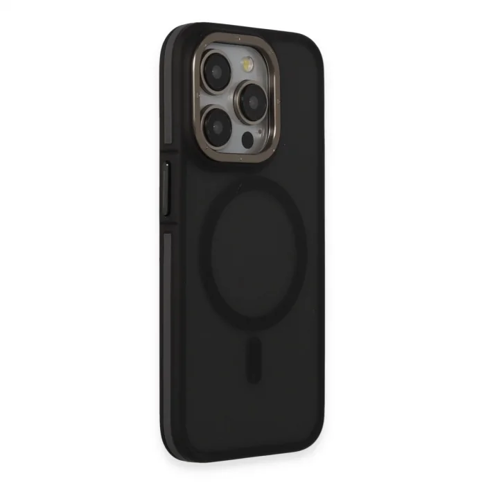 BUĞZ Joko İphone 15 Pro Max Rocky Magsafe Kapak - Siyah