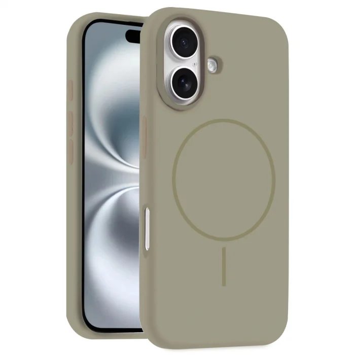 BUĞZ Joko  İphone 16 Kılıf Jully Magsafe Kapak - Çöl Titanyum