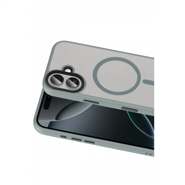 BUĞZ Joko  İphone 16 Megane Magsafe Kapak - Titan Gri