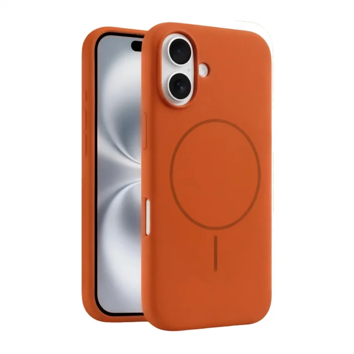 BUĞZ Joko  İphone 16 Plus Kılıf Jully Magsafe Kapak - Turuncu