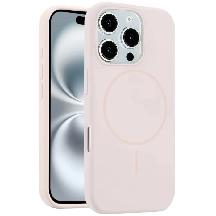 BUĞZ Joko  İphone 16 Pro Kılıf Jully Magsafe Kapak - Pudra