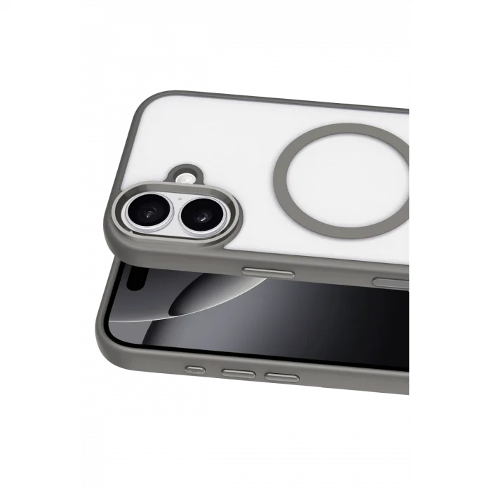 BUĞZ Joko  İphone 16 Terea Magsafe Kapak - Gri