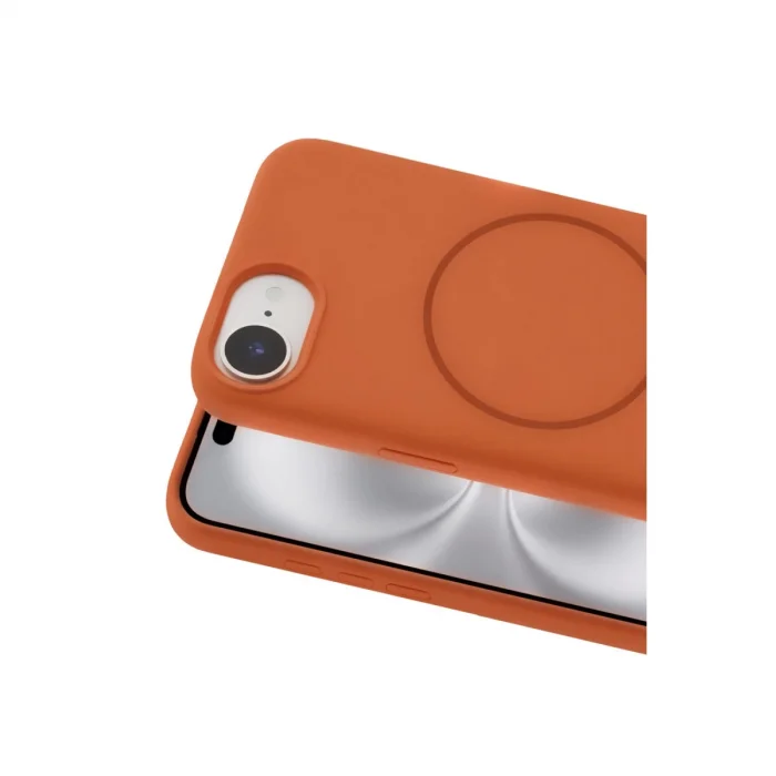 BUĞZ Joko  İphone 16e Kılıf Jully Magsafe Kapak -turuncu