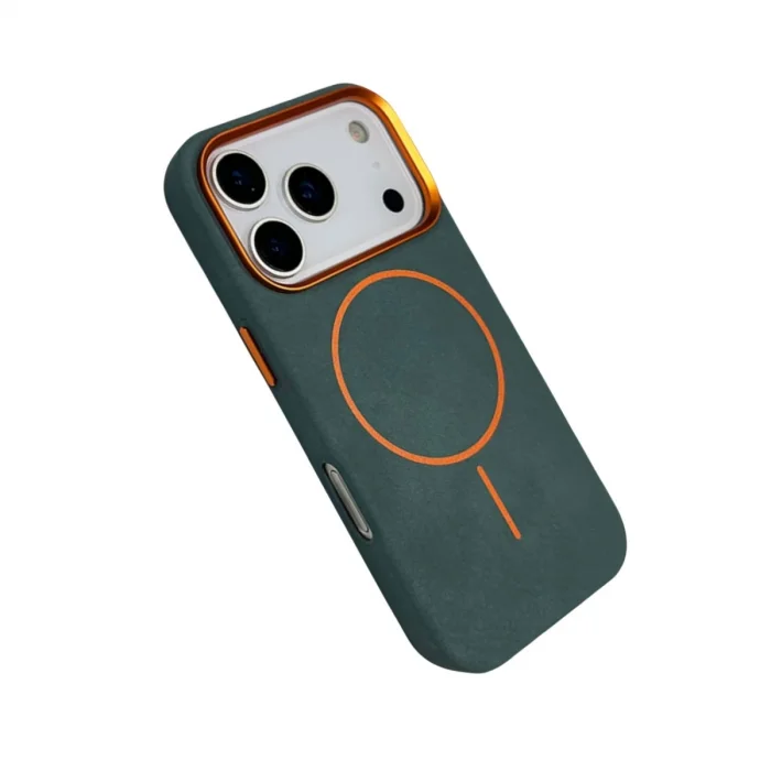 BUĞZ Joko  İphone 17 Pro Luno Deri Magsafe Kapak - Yeşil