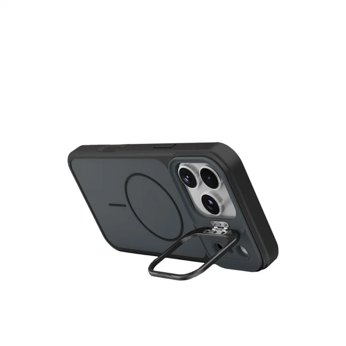 BUĞZ Joko  İphone 17 Pro Max Pale Magsafe Standlı Kapak - Siyah