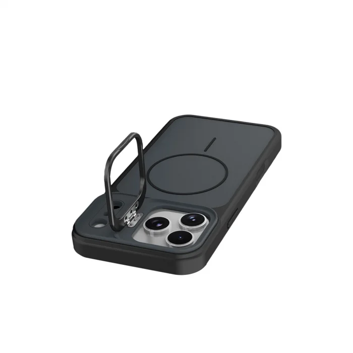 BUĞZ Joko  İphone 17 Pro Max Pale Magsafe Standlı Kapak - Siyah