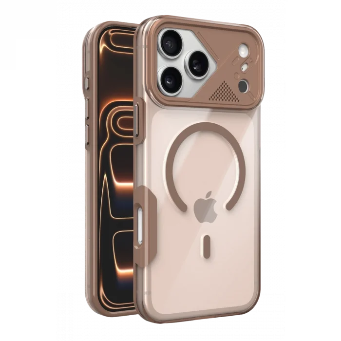 BUĞZ Joko  İphone 17 Pro Zinko Magsafe Kapak - Çöl Titanyum