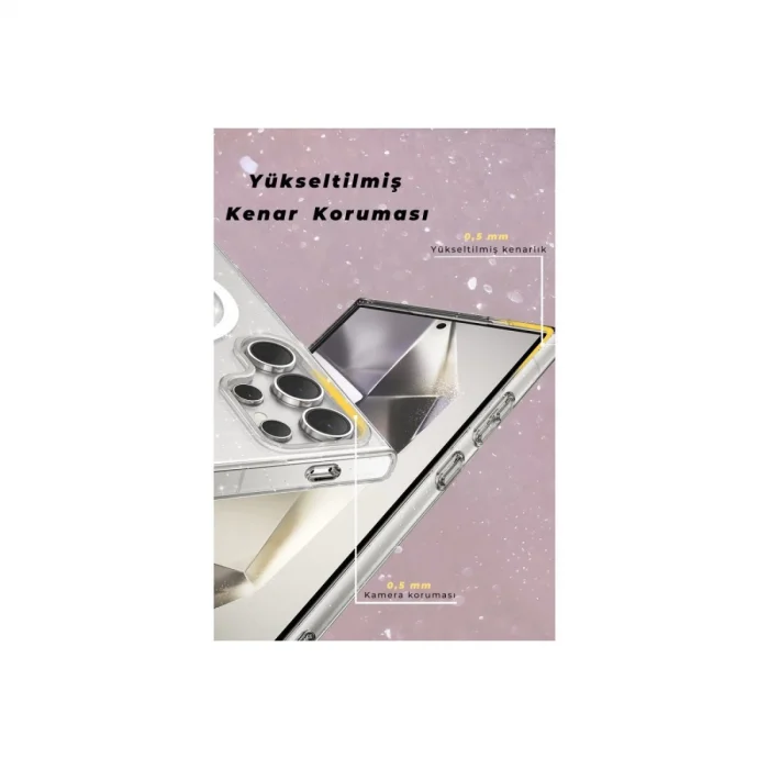 BUĞZ Joko Samsung Galaxy S23 Fe Kılıf  Magsafe Kapak - Siyah